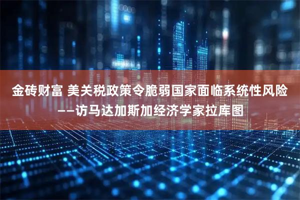 金砖财富 美关税政策令脆弱国家面临系统性风险——访马达加斯加经济学家拉库图
