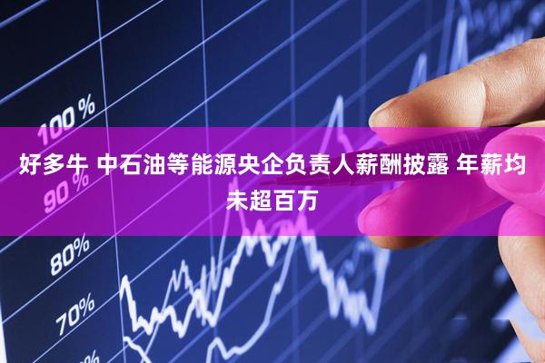 好多牛 中石油等能源央企负责人薪酬披露 年薪均未超百万