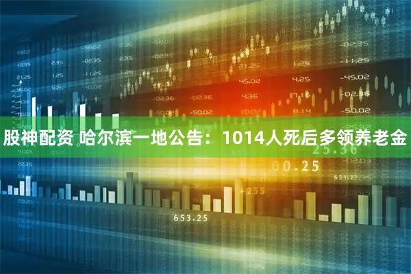 股神配资 哈尔滨一地公告：1014人死后多领养老金