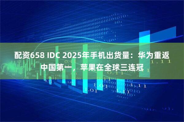 配资658 IDC 2025年手机出货量：华为重返中国第一，苹果在全球三连冠